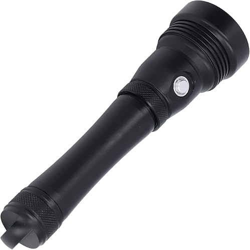 Miniatura 5 de Linterna de buceo de 5000lm, linterna de buceo subacuática súper brillante con 3 modos, IP8 impermeable noche buceo antorcha 328.1 ft de luz