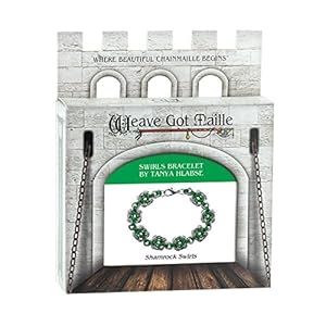 Weave Got Maille Shamrock Swirls Armband-Set
