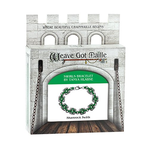 Weave Got Maille Shamrock Swirls Armband-Set