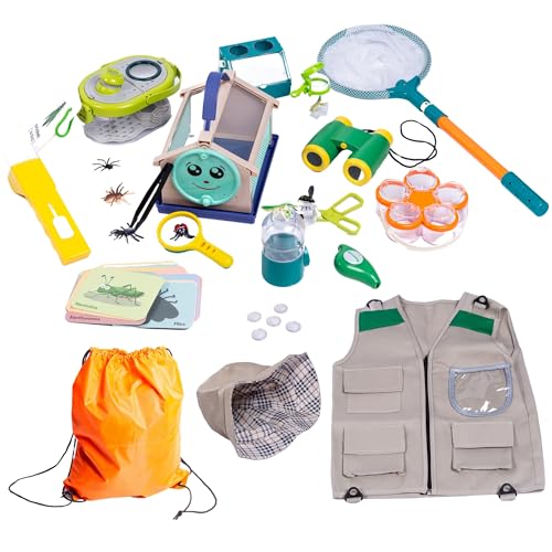 Bug Catcher Kit for Kids 3-8 – Outdoor Toy Set with Bug Hotel, Cr...