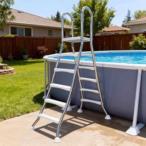 Escalera para piscina 5 escalones acero inox 304 miniatura 2