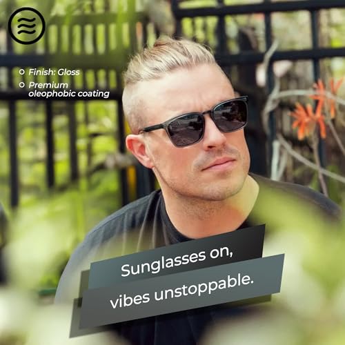 NEVEN Divebomb Men's Polarized Sunglasses - Classic, Rectangular Concert Sunglasses - Fashion Accessories for Road Trips.4