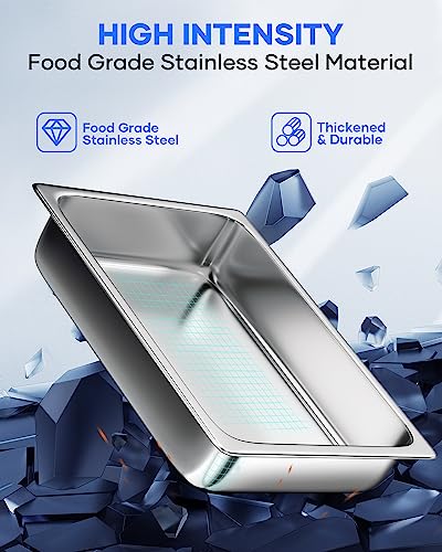 Wantjoin WZ-FSPFULL100MM Full Size Steam Table Pans thumb #1