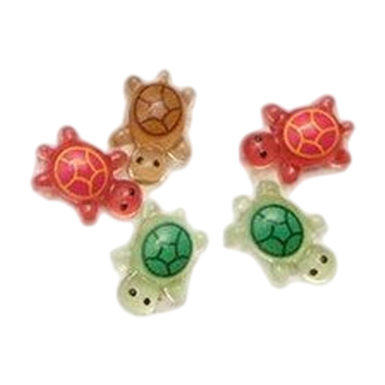 Cartoon Mini Turtles Nail Art for Acrylic Nails Cartoon Mini Turtles Figurines 5 Pieces-image-48