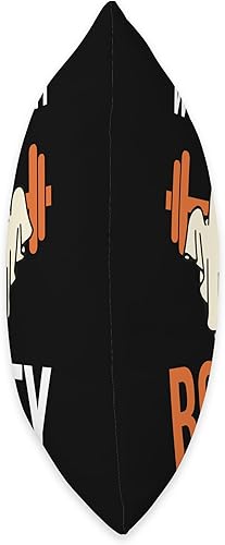 Miniatura 2 de Booty Boo Teepo Inc. Working On My Booty Boo-Ty Workout Halloween Gym Funny Gift Throw Pillow, 18x18, Multicolor