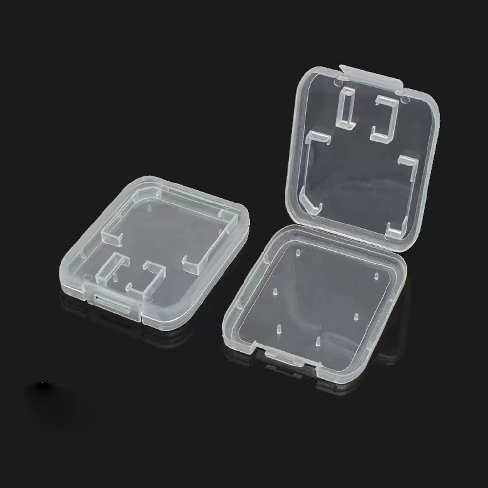 Custodia per Scheda di Memoria 12 Pezzi Custodia per Schede SD Trasparente, Memoria Storage Custodia, Custodia per Schede SD per SD MMC MicroSD