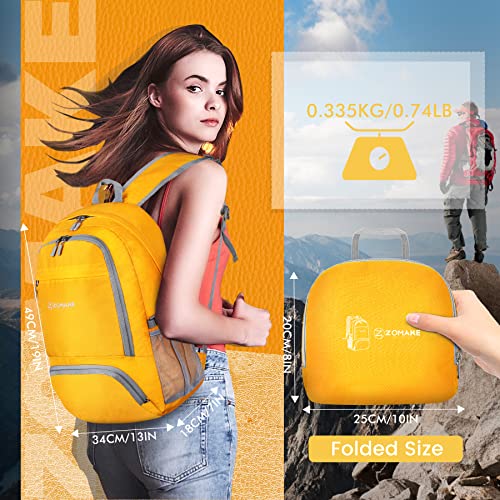 Zomake Lightweight Packable Backpack 30L - Foldable Hiking Backpacks Water Resistant Compact Folding Daypack thumb #1