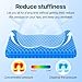 Gel Seat Cushion, Cooling seat Cushion (Super Large & Thick), Breathable Honeycomb Design Absorbs Pressure Points Seat Cushion, Gel Cushion for Office Chair, Home Car seat Cushion for Wheelchair