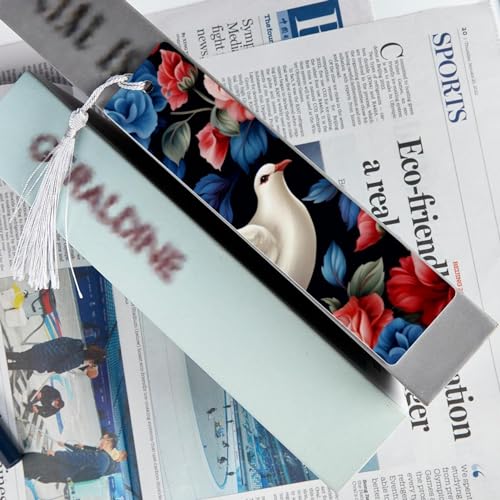 6 marque-pages colombe de la paix cadeau idéal pour lecteurs