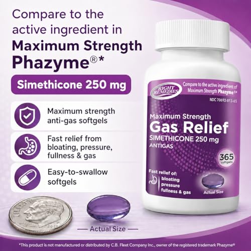 Right Remedies Maximum Strength Gas Relief Softgels