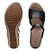 Clarks Women's Annadel Clover Sandal, black leather, 080 M US