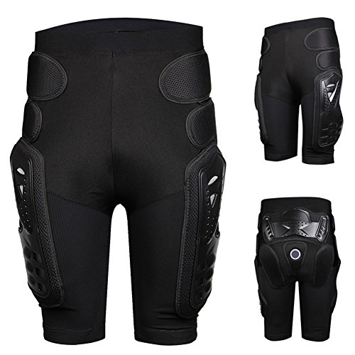 BARHAR Protective Armor Pants Hockey Knight Gear for Motorcycle Motocross Racing Ski Protect Pads Sports Hips Legs (XX-Large)