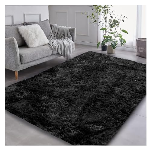 Bibykivn Alfombra Salon Pelo Largo Lavables, 80x160 cm Shaggy Alfombras Dormitorio Modernas, Tapete Antideslizante Comedor...