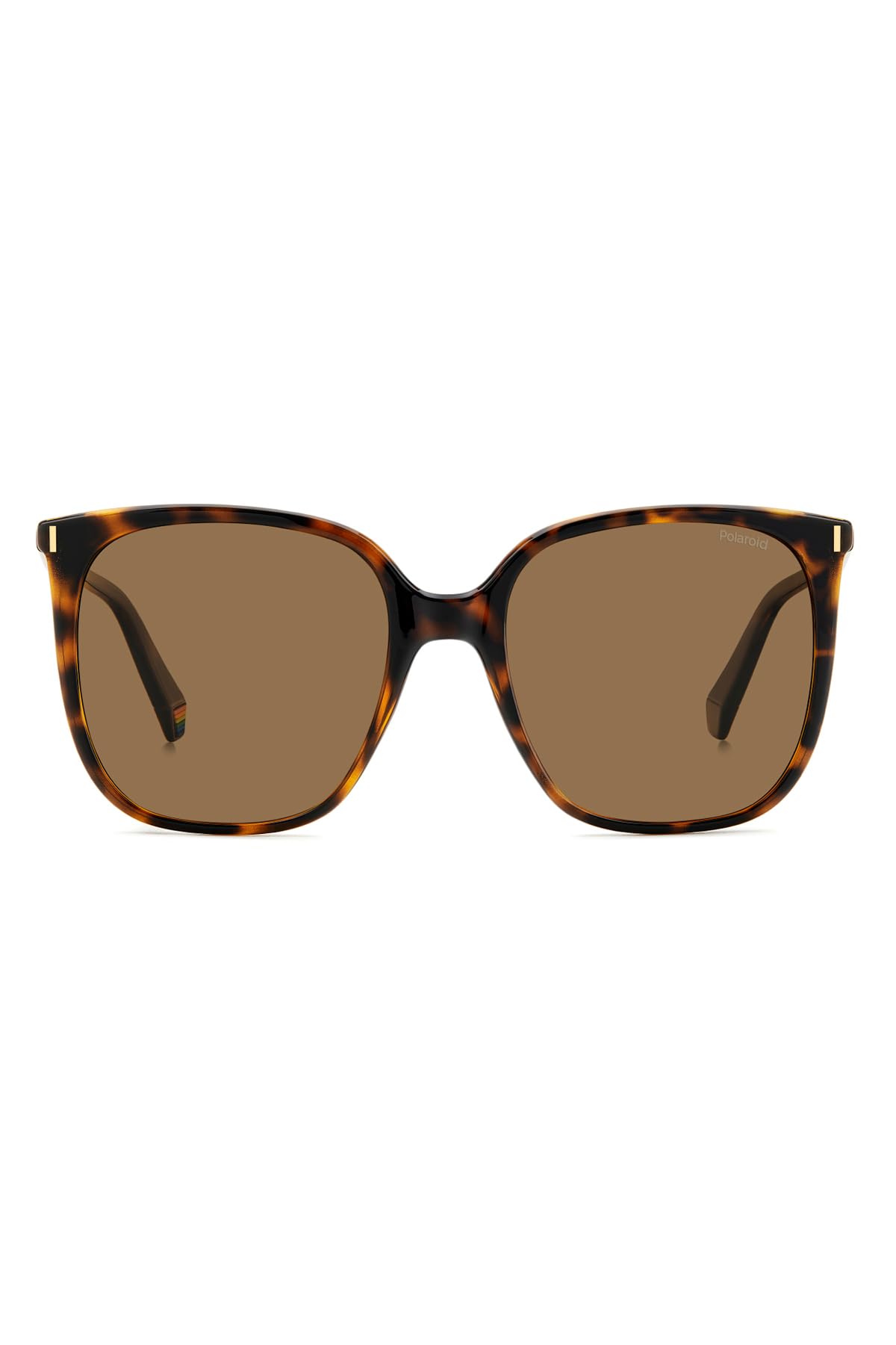 Polaroid Brown Pld 6218/S 086/Sp Woman Sunglasses Plastic Havana Squared Polarized