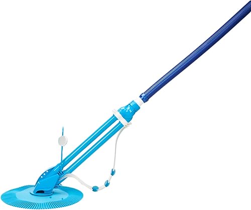 Miniatura 2 de Outvita Aspiradora automática de piscina con 10 mangueras, potente ajuste Sunction para piscinas sobre el suelo y en el suelo, paredes de suelos de