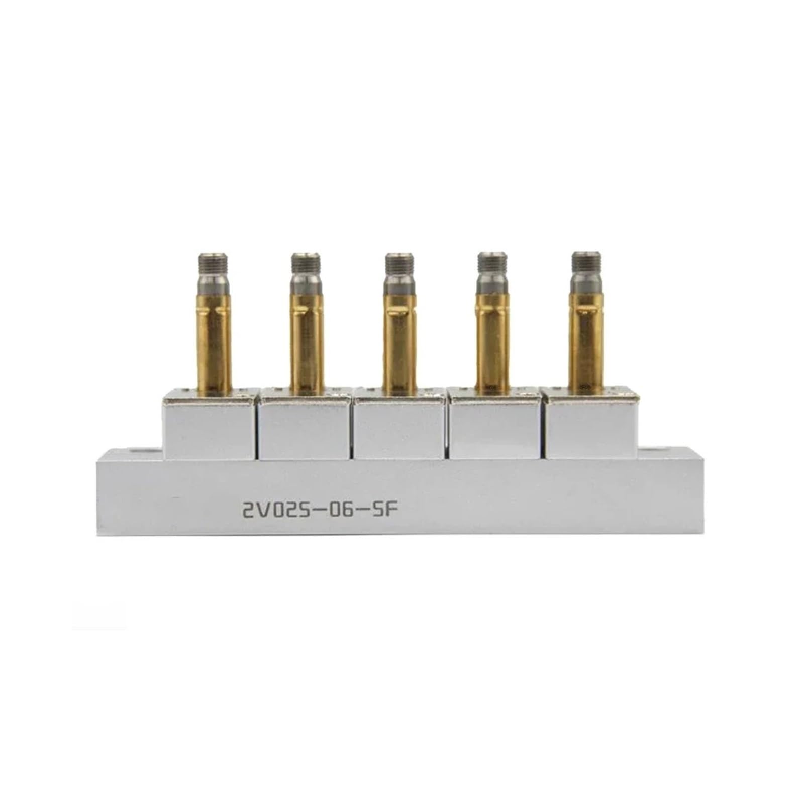 Électrovanne pneumatique 2V025-06 DC12V 24V 220V 110V Électrovanne magnétique à air normalement fermée à 2 Voies Électrovanne à Cartouche 2V025-08(Dc24v No Fittings)