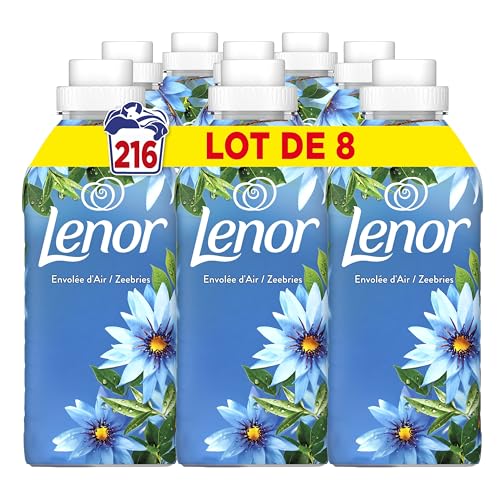 Lenor Suavizante – brisa marina – 8 x 27 lavados – Paquete económico