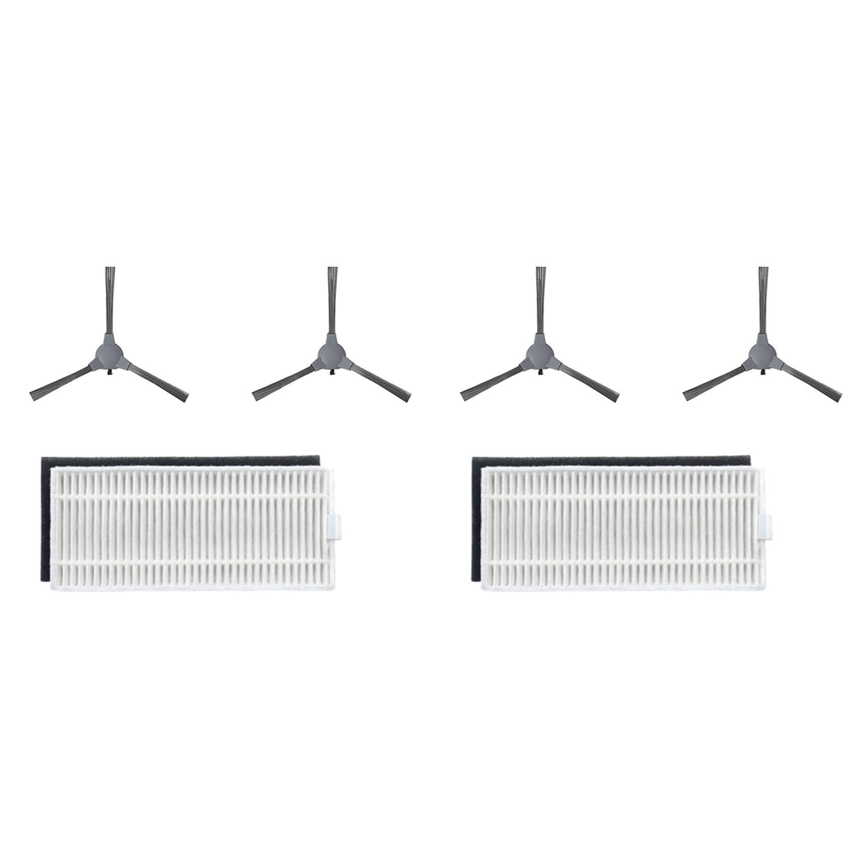 Hndhbfgrt 6PCS Replacement Filter &Side Brush Accessories for 3500 R3500 R3500S R750 Robot Vacuum Highly Efficient