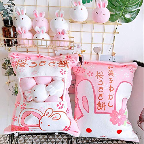 Refahb Cute Plush Pillow Throw Pillow Removable Stuffed Animal Toys Creative Gifts For Girls (Bunny) #TOP4