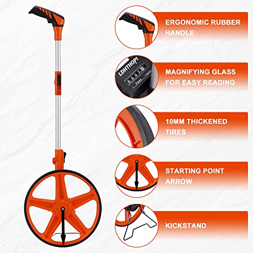 Measuring Wheel In Feet And Inches, 12In Foldable Measuring Wheels, With Cloth Handbag #TOP4
