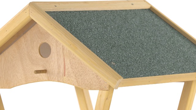 Vogelhuisje op Paal - Voederhuisje op Paal - Vogelhuisje op Voet Met Haakje voor Een