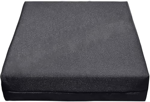 Jardins de Luxe | Comfortable Wheelchair Foam Cushions – 22x24 Inches | Supportive & Soft Seating | Non-Slip Zipped Cover [Made in UK] (22 x 24 x 3 Inches)