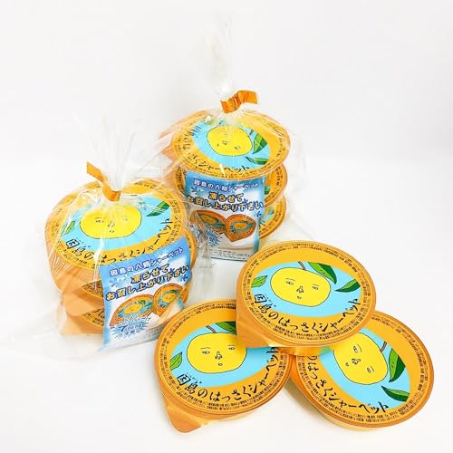 広島銘菓 因島の はっさくシャーベット 75g 3個入り6袋 ご当地グルメ tau 広島因島産 八朔シャーベット おりづるタワー人気商品 お土産