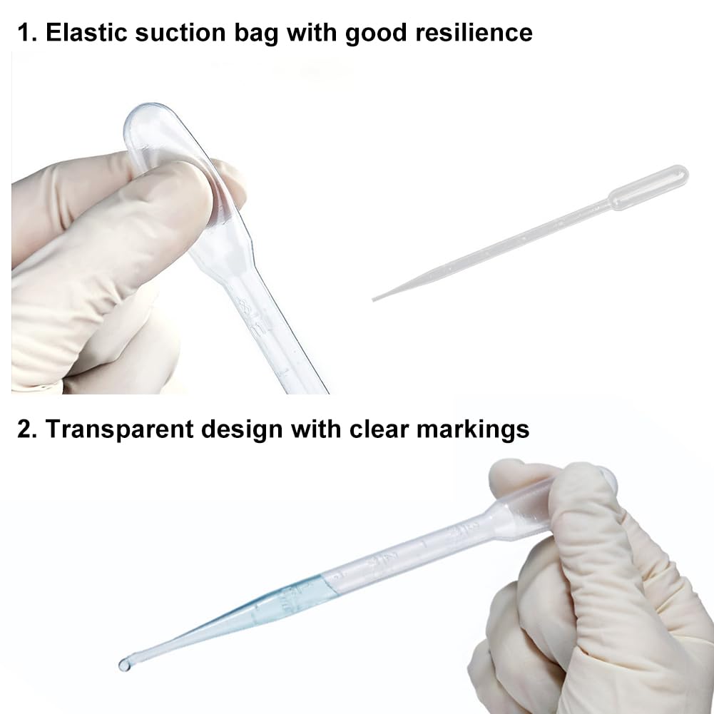 Piastra Petri,Petri Dishes,Piastra Petri in Plastica,Piatti Petri in Vetro, per Cultura di Laboratorio Lievito Batterico,10 con 2 Pipette di Trasferimento per Cultura di Laboratorio Lievito Batterico