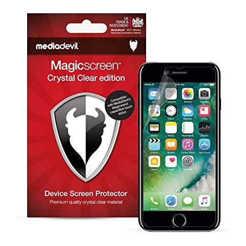 MediaDevil Screen Protector for iPhone SE (2022/2020), iPhone 8 and iPhone 7 - Ultra-Tough, Glass-Free Edition (2-Pack) Cover
