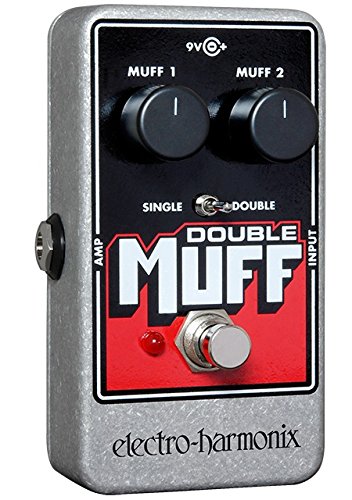 electro-harmonix 68327401111 0 - Pedal de distorsión para guitarra, color plateado
