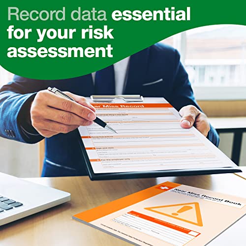 Image of Safety First Aid Near Miss Record Book, A4
