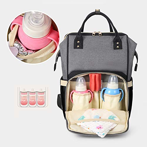 Sac à dos poussette bébé imperméable avec compartiment sec humide