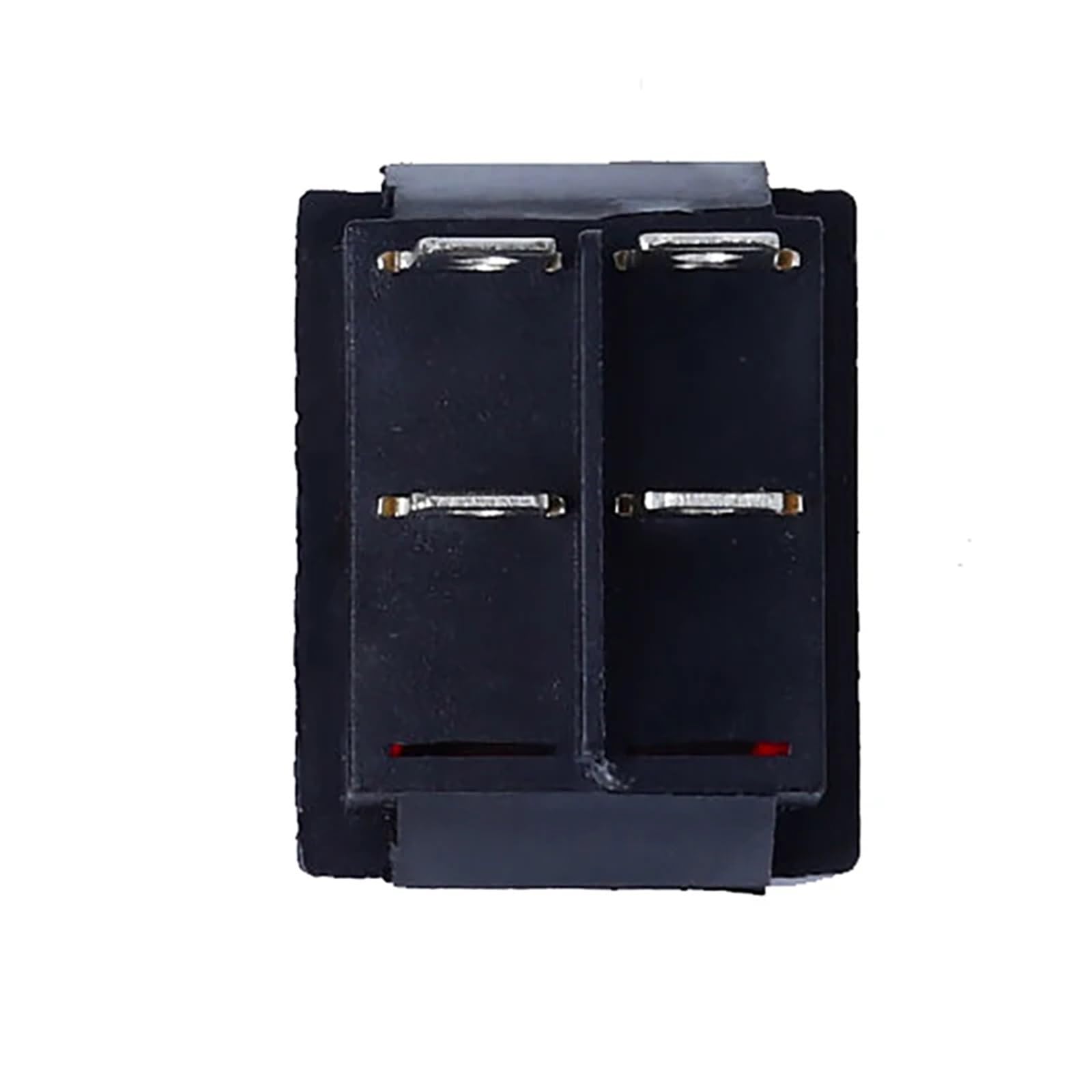 2 sztuki 31x25mm czerwony podświetlany przełącznik kołyskowy w kształcie łodzi z 2-biegunowym przełącznikiem ON OFF 4pin KCD2-201N KCD4 16A