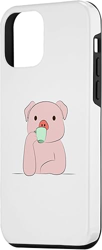 Miniatura 2 de Funda con cafeína cansada para iPhone 12 mini, café de cerdo cansado