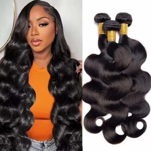 Extensions de cheveux humains ondulés MsSunlight de 35 à 45 cm couleur naturelle