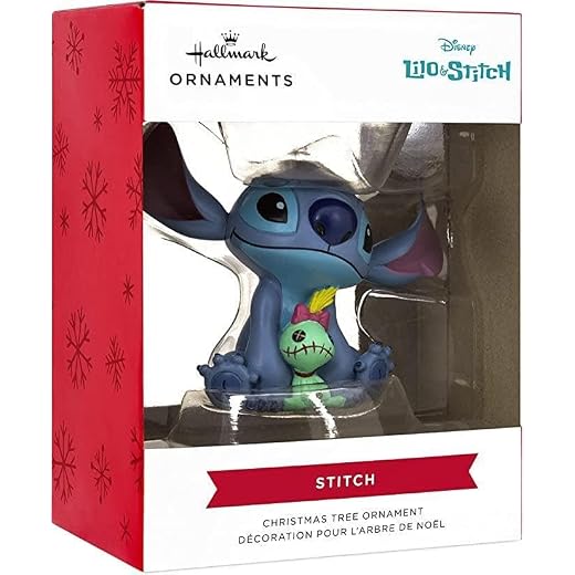 Hallmark Disney Lilo & Stitch Stitch with Scrump Christmas Ornament