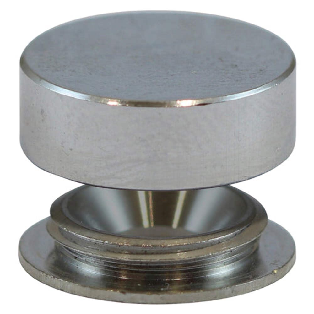 Timco - Bouchons Mécaniques à vis filetés – Laiton massif – Chrome satiné (taille 16 mm – 40 pièces)