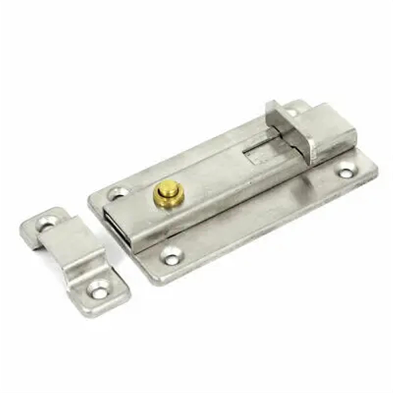 Verrou de porte coulissant acier inoxydable 4 pouces anti ouverture intru
