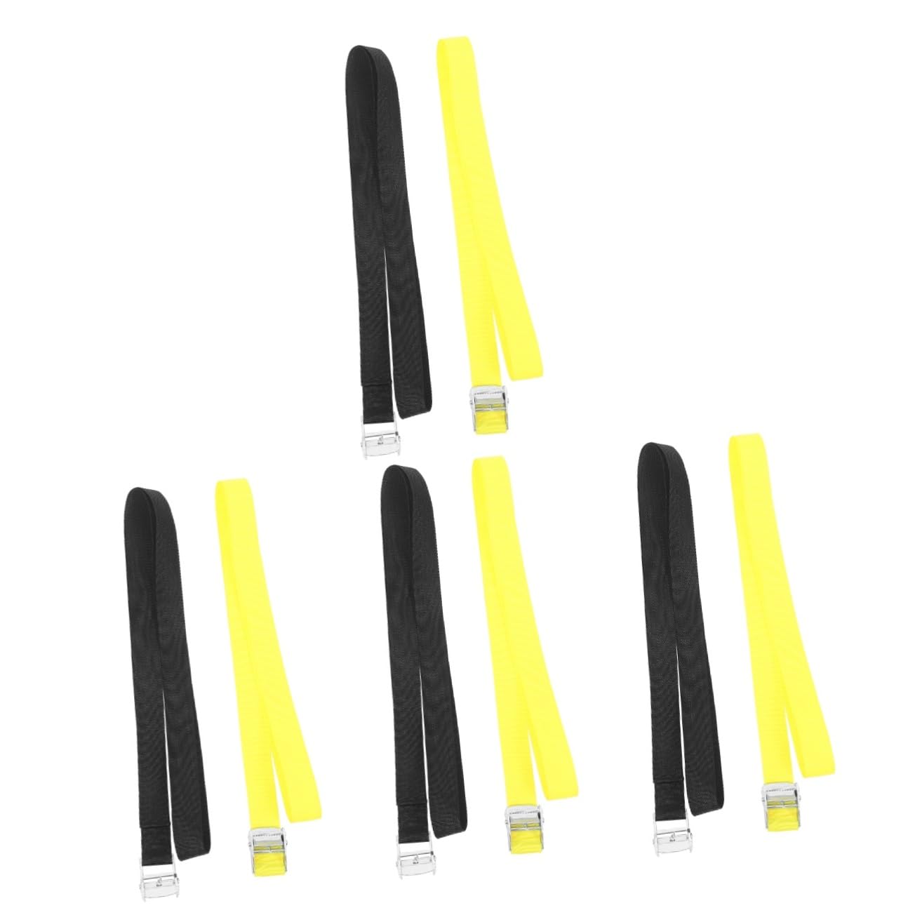 INOOMP 8pièces Sangles De Bagages Réglables Polyester pour Vélo Et Fixation De Charges Sangle Résistante à Accessoire Pratique pour Transport Plein Air