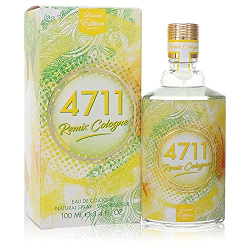 Remix Cologne 4711® Citron I Eau de Cologne - Fruitée - Pétillante - Sauvage - La fraîcheur estivale et vivante du citron revisitée ! I Vaporisateur 100 ml Cover