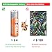 PKCELL Lithium Batteries AA 3400mAh, 1.5V AA Lithium Batteries, Non-Rechargeable (4-Pack (NIZNC))