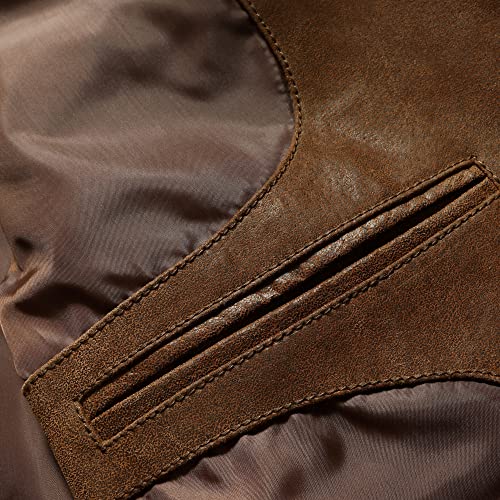 Image of FLAVOR Men's Real Leather Blazer Classic Leather Jacket