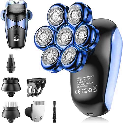 6-in-1 Electric Razor with Head Shaver for Men 1
