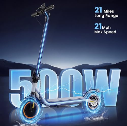 Image of Electric Scooters - Electric Scooter Adults, 1200W /1000W /500W Motor, 28 /25 /21 /18 MPH Top Speed, 10'' /8.5'' Tires, 28 /25 /23 /21Miles, APP Control E Scooter for Teens