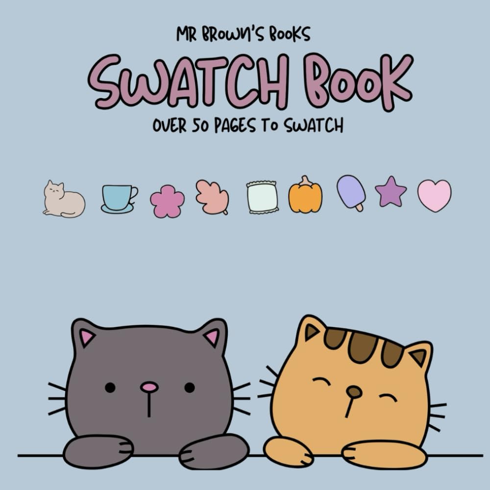 Swatch Book: Over 50 pages to swatch your colours
