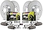 Power Stop K6130-26 Front & Rear Z26 Street Warrior Brake Kit Audi