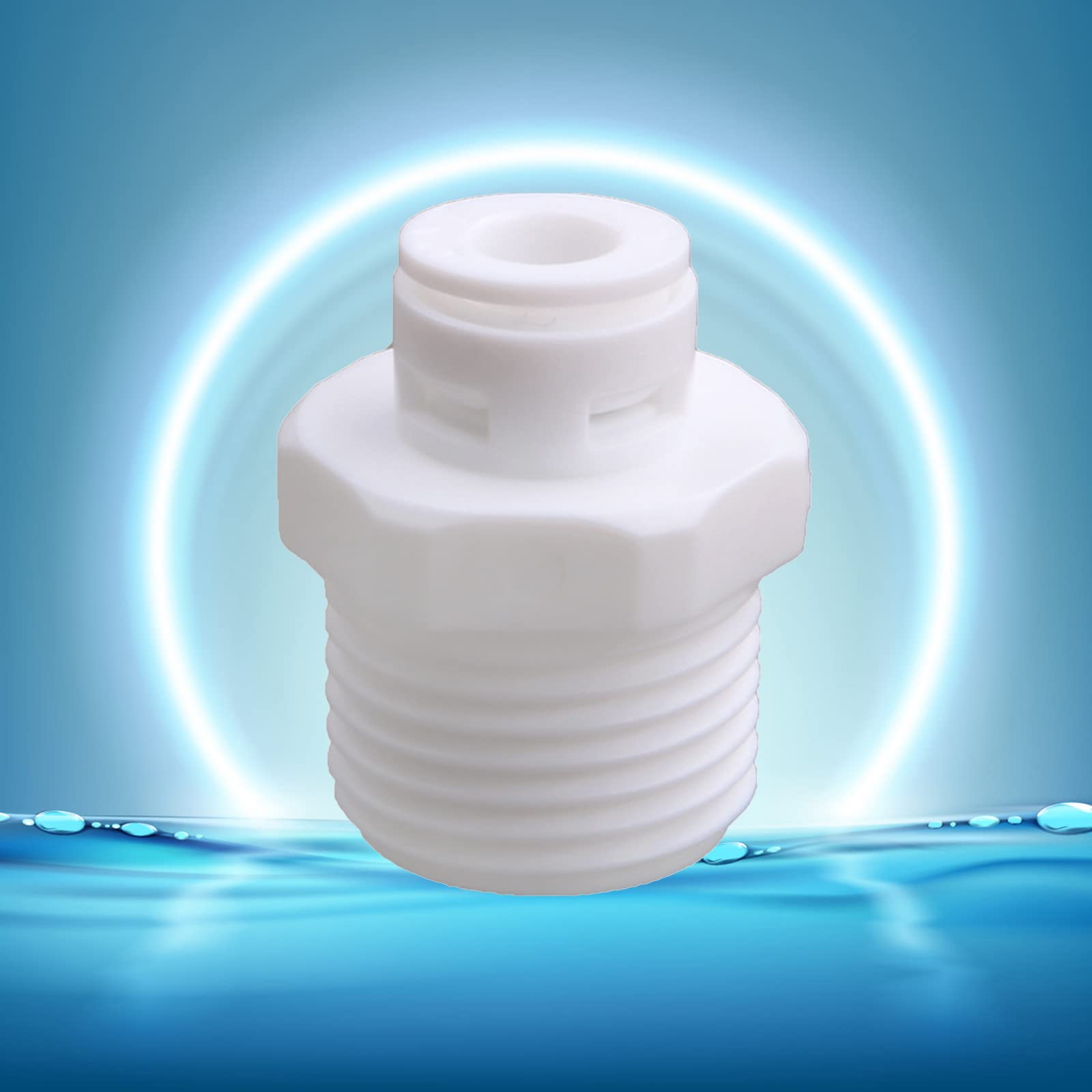 Raccordo Dritto 1/4" Impianto Estinzione Per Tubo Alluminio 6 X 8 - Foto 4