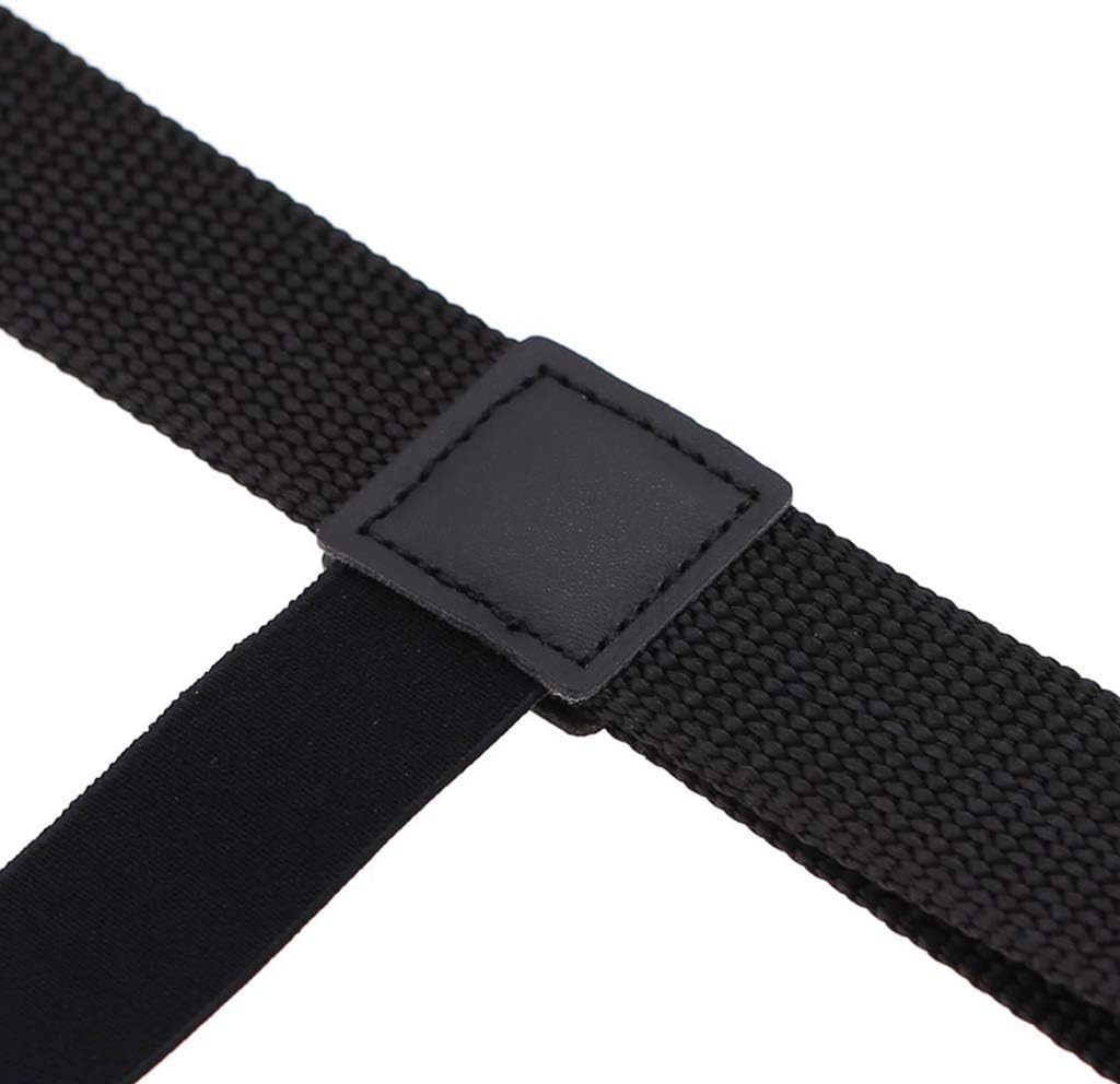 Elastic Nylon Waist Belt with Garter Suspender Clip Stockings Pants Jeans Holder Straps Adjustable Locking Clamp Stockings Pants Non Slip Clamp