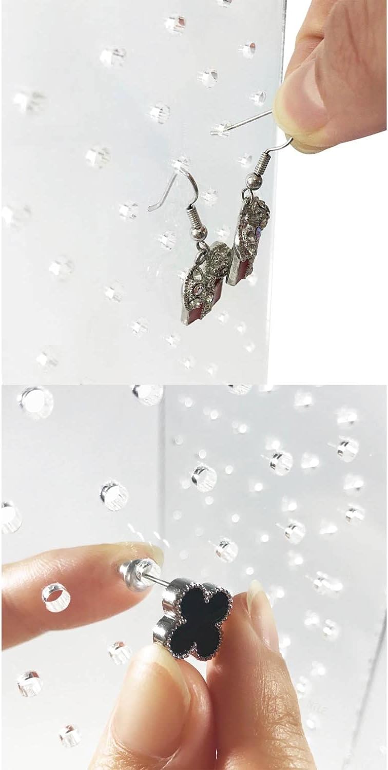 Ikee Design Jewelry Stand Tower for Necklaces Bracelet Earrings Ring All Hung Up