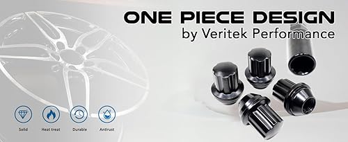 Miniatura 8 de Veritek - Juego de 4 cerraduras hexagonales de 0.551 x 0.059in, 1.5 pulgadas, 1.496in, longitud de 0.827in, 0.866in, color negro, con 2 llaves para